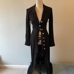 Aritiza Wilfred Long-Sleeve Black Dress